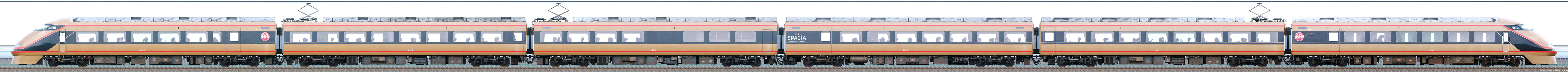 100系103F編成山側（日光詣スペーシア）