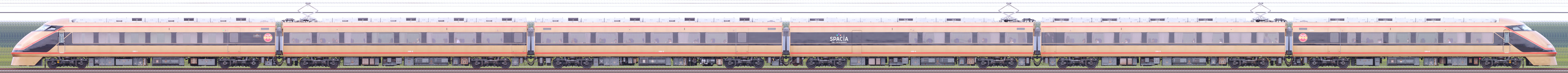 100系106F編成「日光詣スペーシア」海側