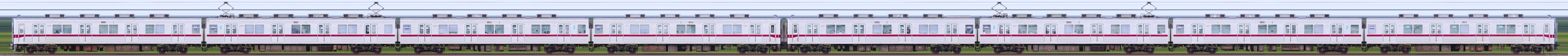 10030系11434F＋11444F編成海側