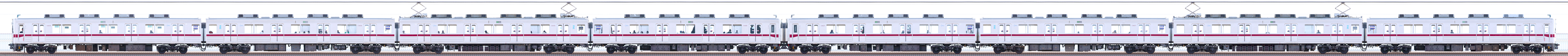 10030系11437F＋11435F編成山側