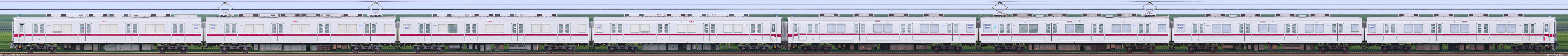 10030系11453F＋11432F編成海側