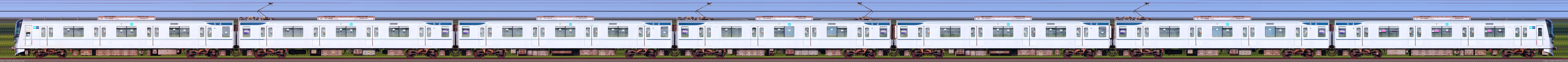 千住検車区13000系13101F編成海側（2側）