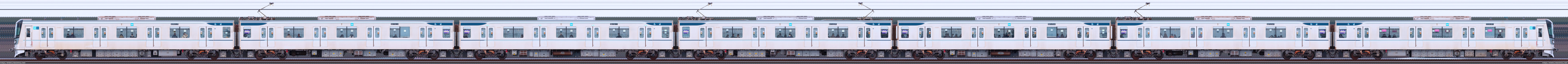 千住検車区13000系13109F編成海側（2側）