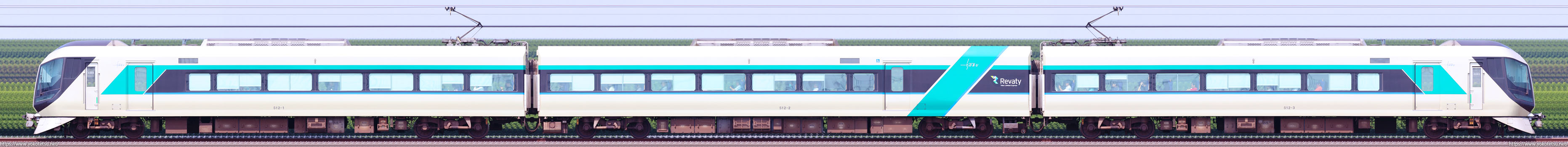 500系512F編成海側