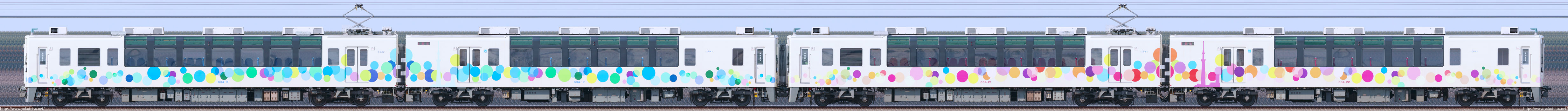 634型「スカイツリートレイン」海側