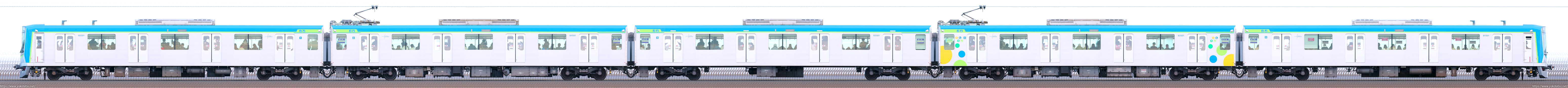 80000系81501F編成山側