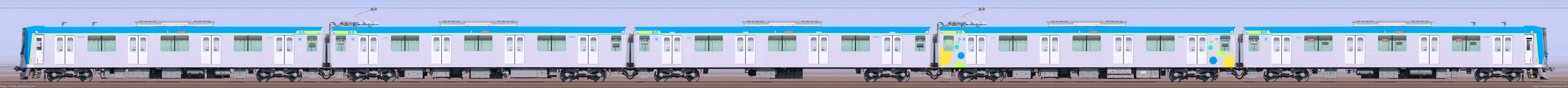 80000系81503F編成山側