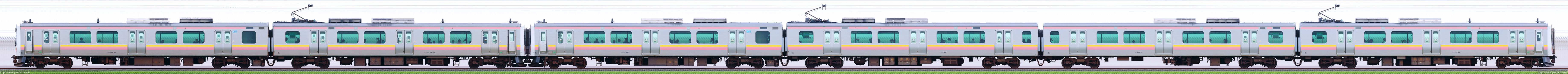新潟車両センターE129系A1編成＋B1編成海側