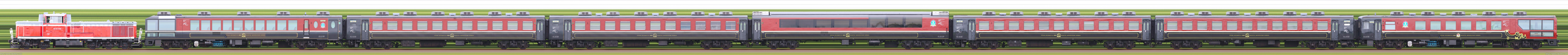 新潟車両センターDE10＋12系「SLばんえつ物語」（逆サイド）