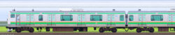 国府津車両ベースE233系E55編成+E231系K-22編成山側