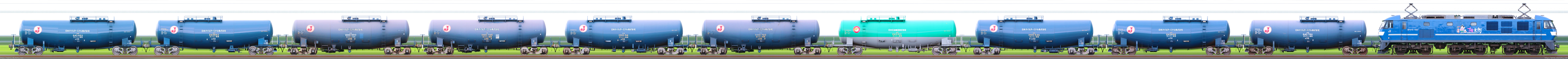 EF210-108[新]（非公式側）＋タキ1000・43000