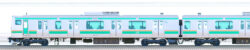 国府津車両センターE231系K-18編成山側