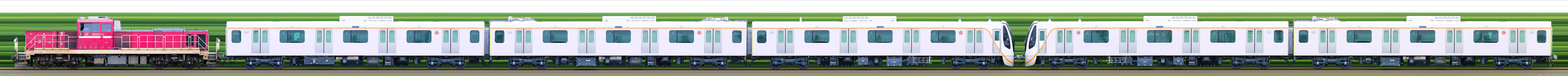 DD200-4[愛]＋東急6020系6154F編成山側