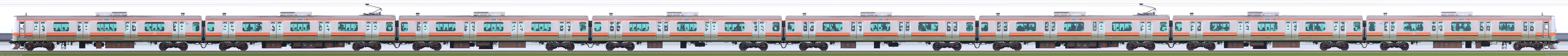 京葉車両センターE231系MU14編成山側