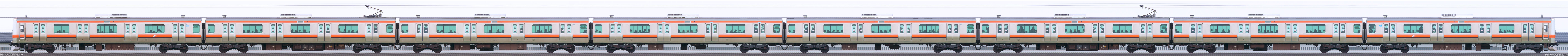 京葉車両センターE231系MU20編成山側