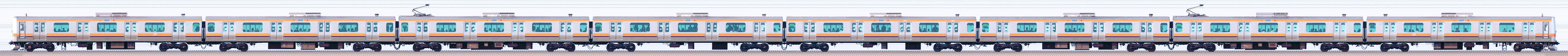京葉車両センターE231系MU33編成海側