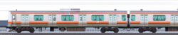 京葉車両センターE231系MU36編成山側