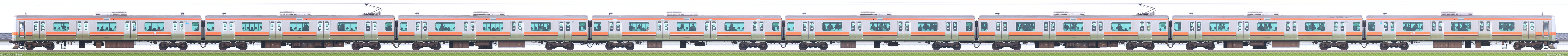 京葉車両センターE231系MU9編成山側