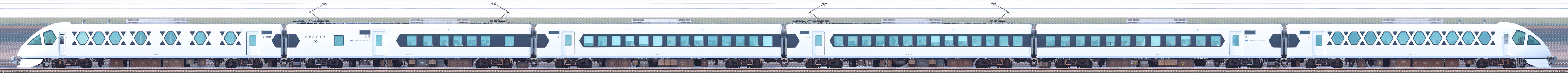 春日部支所N100系N102F編成（ブルーリボン賞ロゴ付）海側