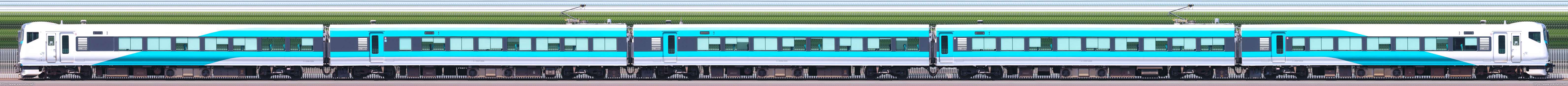 大宮総合車両ベースE257系NC-31編成海側
