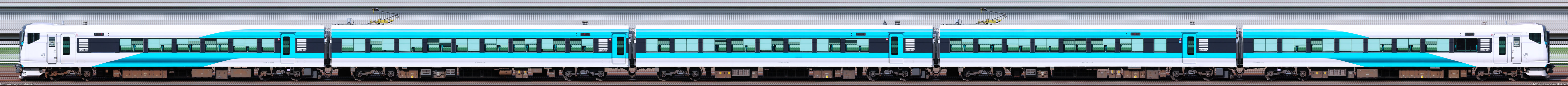 大宮総合車両センターE257系NC-32編成山側