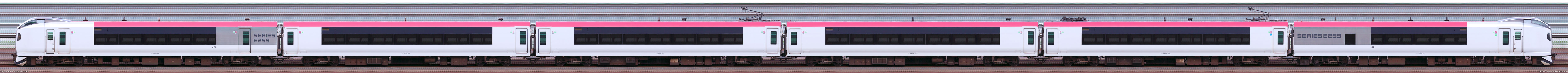 鎌倉車両センターE259系Ne020編成海側