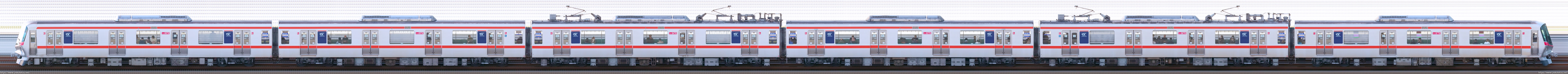 首都圏新都市鉄道TX-2000系TX-2172F編成海側